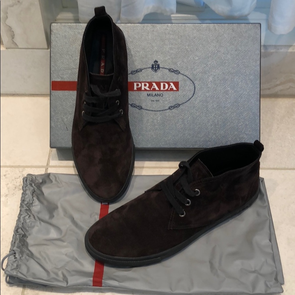 Men’s Prada brown boots